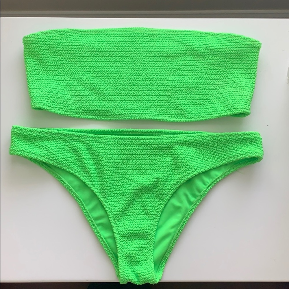 Neon Green Bathing Suit